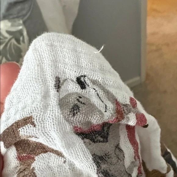 Little Unicorn Woof Muslin Swaddle - Picture 4 of 4